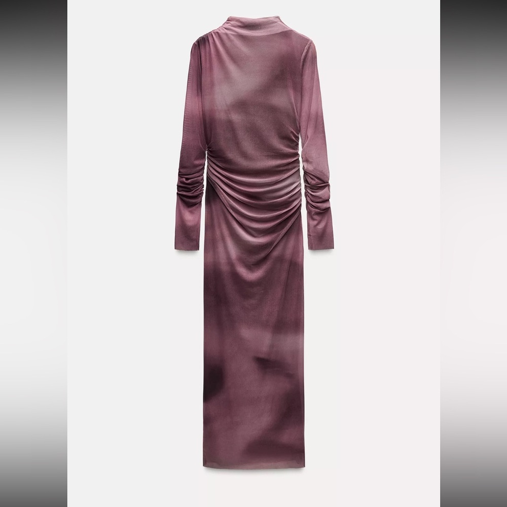 Zara Draped Tulle Dress